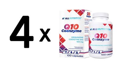 4 x Q10 Coenzyme - 100 caps