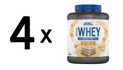 4 x Critical Whey, Carrot Cake - 2000g