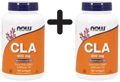 2 x CLA, 800mg - 180 softgels