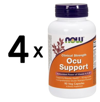 4 x Ocu Support Clinical Strength - 90 vcaps