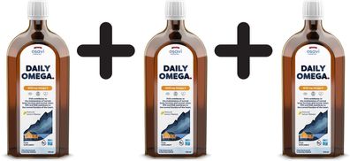 3 x Daily Omega, 1600mg Omega 3 (Natural Lemon) - 500 ml