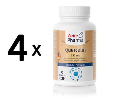 4 x Quercetin, 250mg - 90 caps