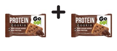 2 x Go On Nutrition Protein Cookie (18x50g) Brownie