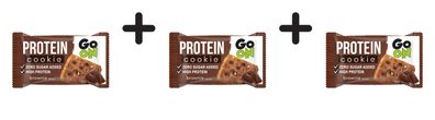 3 x Go On Nutrition Protein Cookie (18x50g) Brownie