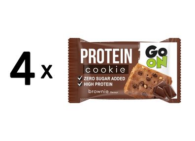 4 x Go On Nutrition Protein Cookie (18x50g) Brownie