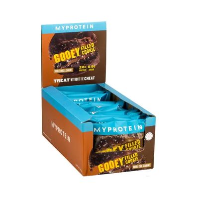 Myprotein Filled Protein Cookie (12x75g) Double Chocolate and Caramel