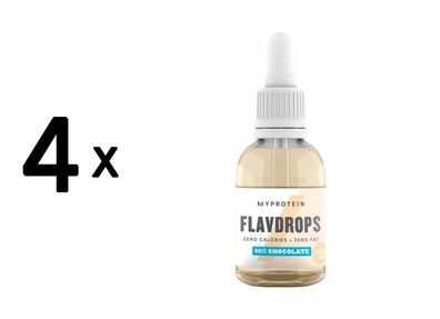 4 x Myprotein Flavour Drops (50 ml) White Chocolate