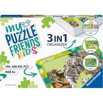 Ravensburger My Puzzle Friends Kinder 3in1 Puzzle Set Grün