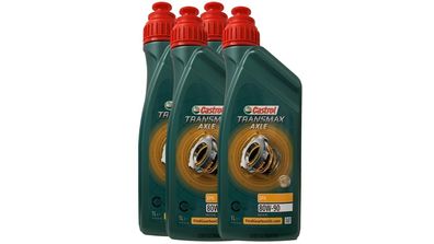 Castrol Axle EPX 80W-90 4x1 Liter API GL-5, ZF TE-ML 16B, 17B, 19B, 21A