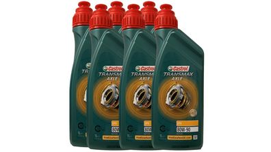 Castrol Axle EPX 80W-90 6x1 Liter API GL-5, ZF TE-ML 16B, 17B, 19B, 21A