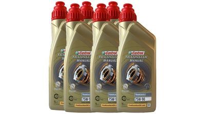 Castrol Syntrans Transaxle 75W90 Getriebeöl 6 x1 Liter API GL 4+ VW