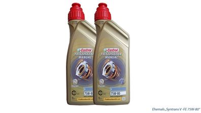 Castrol Syntrans V FE 75W-80 2 x 1 L Schaltgetriebeöl Audi G 052 532 VW