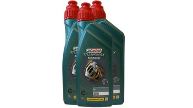 Castrol Transmax MANUAL EP 80W 3x 1 Liter Getriebeöl GL 4