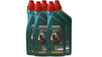 Castrol Transmax MANUAL EP 80W 5x 1 Liter Getriebeöl GL 4