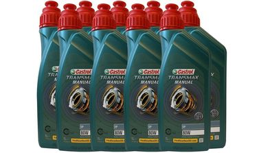 Castrol Transmax MANUAL EP 80W 9x 1 Liter Getriebeöl GL 4