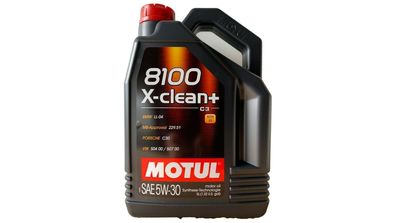 MOTUL 8100 X-CLEAN+ 5W-30 BMW LL04 MB 229.51 VW 50400 VW 50700 1x5 Liter