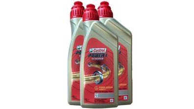 Castrol Power 1 Scooter 2T, API TC, ISO-L-EGD, JASO FD 3x1 Liter