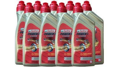 Castrol Power 1 Scooter 2T, API TC, ISO-L-EGD, JASO FD 9x1 Liter