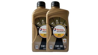 Total Quartz Ineo Longlife 5W 30 Motorenöl 2x1 Liter VW 50400 + 50700