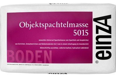 einzA Objektspachtelmasse 5015 - 25 kg grau