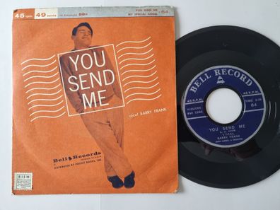 Barry Frank - You Send Me / My Special Angel 7'' Vinyl US/ CV Sam Cooke