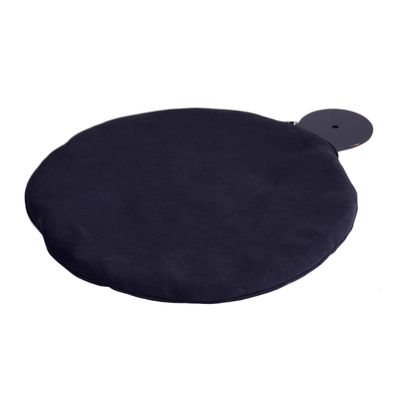 Aktiv Kat - Schlafmulde mit schwarzem Metallrahmen und Nano-Bezug Ø 45 cm - Dunkel