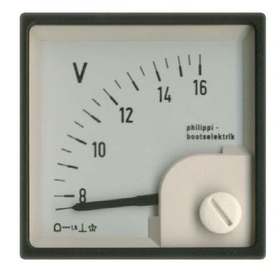 Philippi Voltmeter 15V SQS48/8-16V 604800816