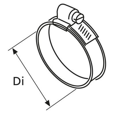 Webasto Schlauchschelle Di=40-60 (per Stueck) 1320746A