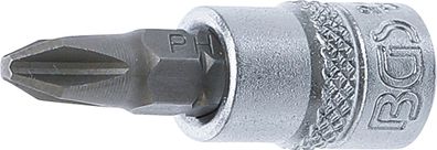 Bit-Einsatz | Antrieb Innenvierkant 6,3 mm (1/4") | Kreuzschlitz PH2 BGS