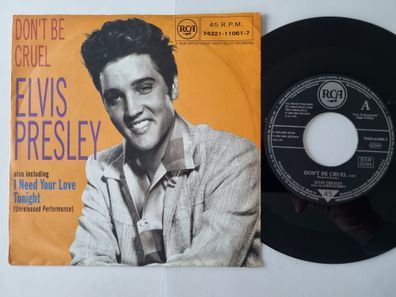 Elvis Presley - Don't be cruel/ I need your love tonight 7'' Vinyl Germany