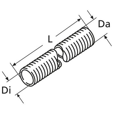 Webasto Flexrohr D14,5 Waermeschutzschlauch GA-A, 1321584B