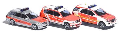 Busch 89004 3 Einsatzfahrzeuge 1:87