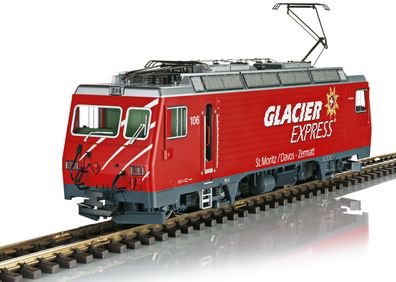 LGB 23101 E-Lok HGe 4/4 106 MGB Glacier Eypress DC Spur 2m