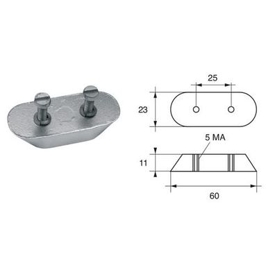 BUKH PRO ANODE F/JOHNSON/EVINRUDE Engines L8147301