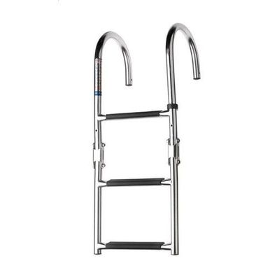 Vetus Edelstahl Badeleiter mit Bügel - 3 Stufen SLFB3A