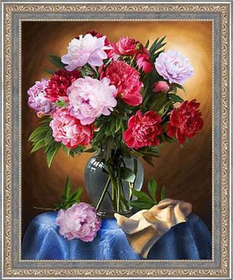 Rosarote Blumenvase