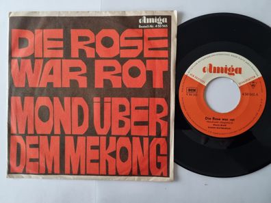 Gerry Wolff/ Barbara Kellerbauer - Die Rose war rot/ Mond über dem Mekong 7''