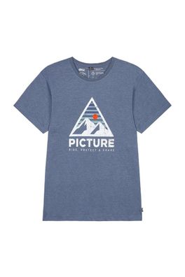 Picture T-Shirt Authentic Tee dark blue melange - Größe: S