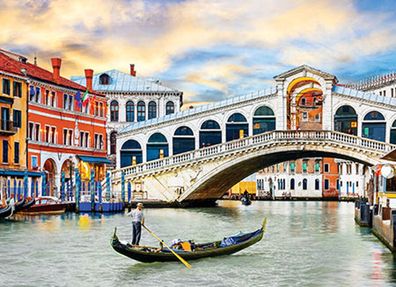 Rialto Brücke in Venedig