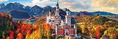 Schloss Neuschwanstein im Herbst, Deutschland