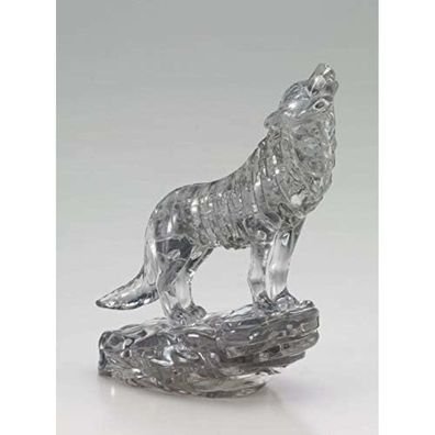 HCM KINZEL 3D-Kristallpuzzle Wolf 37 Teile