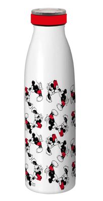 Isolierflasche Mickey Kiss Sketch rot, Geda Labels 846922