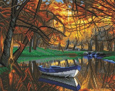Herbstlicher Tag am See