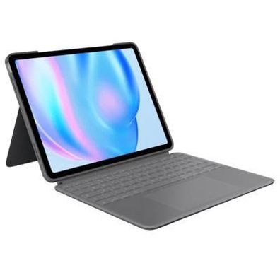 Logitech Combo Touch iPad Air 13"" (2024) grau QWERTZ"