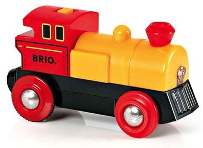 Gelbe Batterielok (Brio)