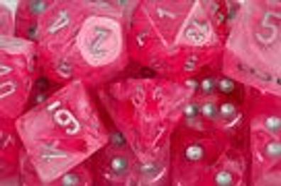 Ghostly Glow 12mm d6 pink/silver Dice Block (36 Dice)