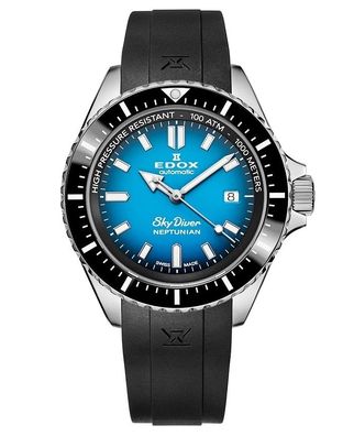 EDOX Skydiver Neptunian Automatic 80120-3NCA-BUIDN Herrenuhr Skydiver Neptunian Autom