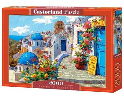 Castorland - Puzzle 2000 Spring in Santorini - Castorland - (Spielwaren / Puzzle)