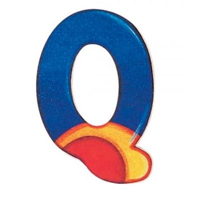 Selecta 2517 - Alphabet Q 5 x 7 cm (German) - Selecta - (Spielwaren / Wooden)