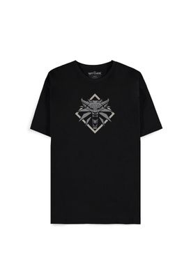 The Witcher T-Shirt Wolf Medallion Größe S